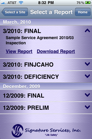 App screenshot