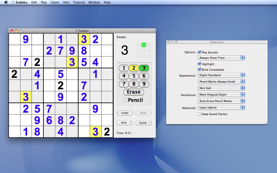 (heart) Sudoku for Mac OS X - 1.2 - (macOS)