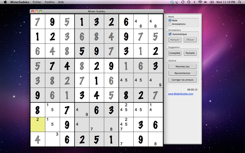 Screenshot #1 pour Mister Sudoku
