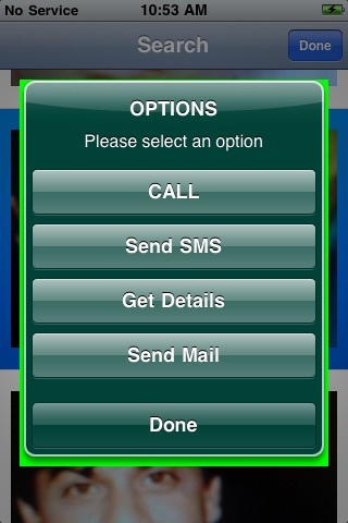 Screenshot #1 pour Picture Dialer Application