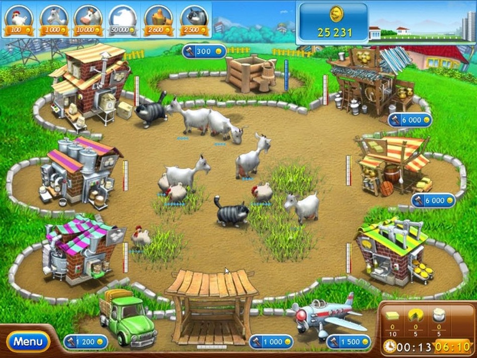 #4. Farm Frenzy 2: Pizza Party HD Lite (iOS) بواسطة: Alawar Entertainment, Inc