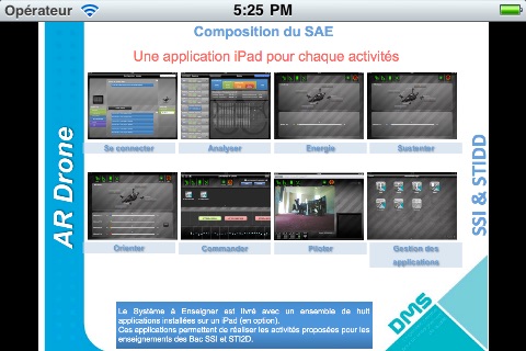 Système à Enseigner: AR.Drone