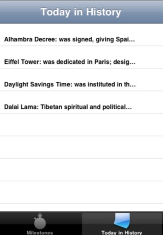 Date Keeper iPhone screenshot
