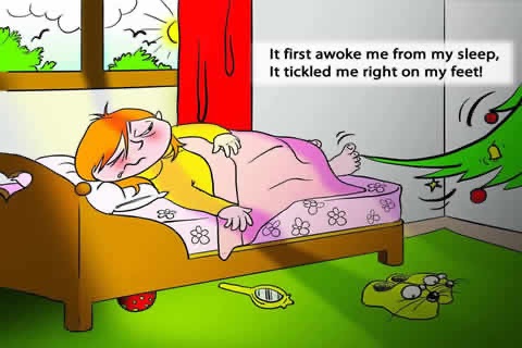 The Christmas Tree Tickled Me