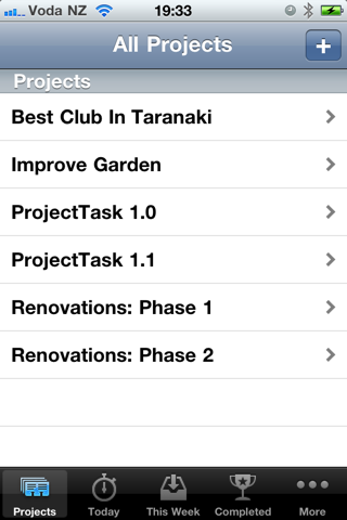 ProjectTask app screenshot 1