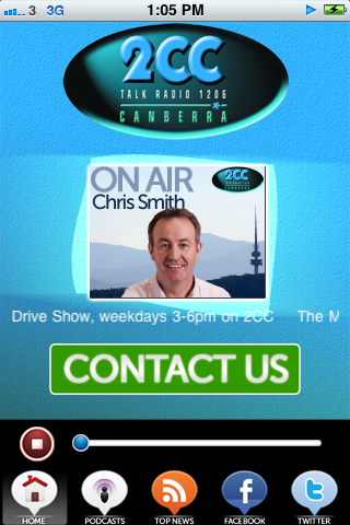 Screenshot #1 pour 2CC Canberra