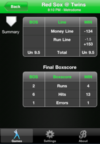 Odds: Pro Baseball screenshot