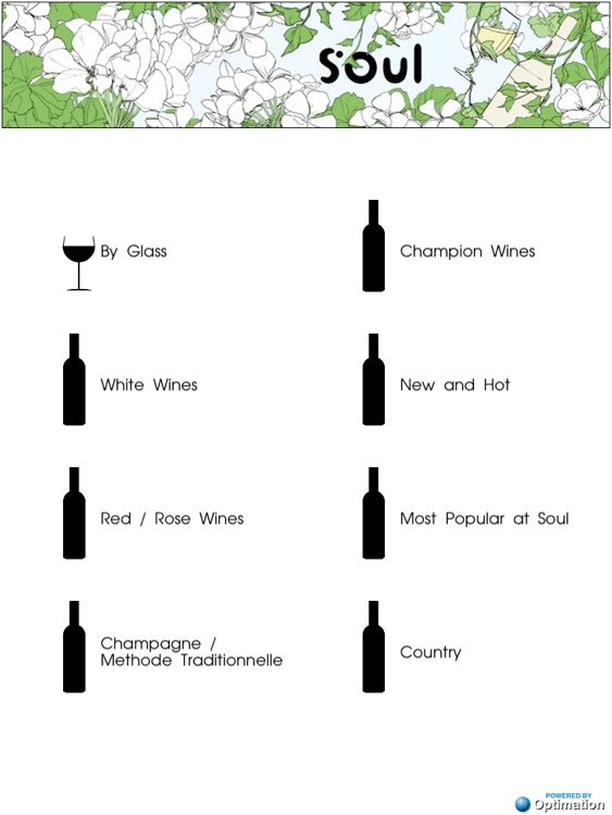 Soul Wine List