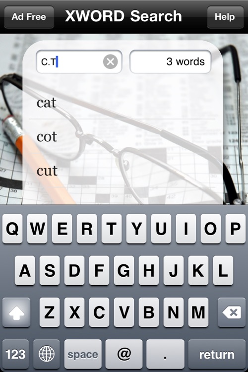 A CrossWORD Search Tool