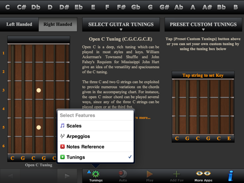 Guitar Scales, Arpeggios & Tunings LE screenshot 4