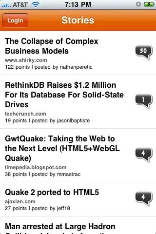 Hacker News screenshot 2 of 2