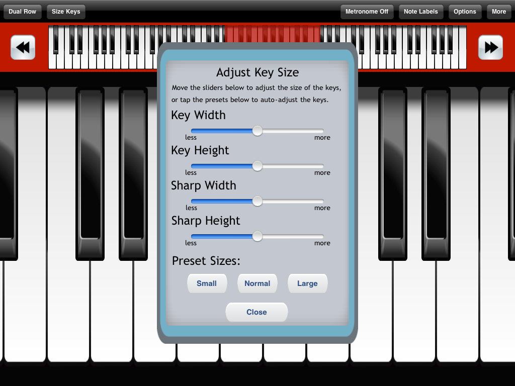 Pocket Piano HD screenshot 5