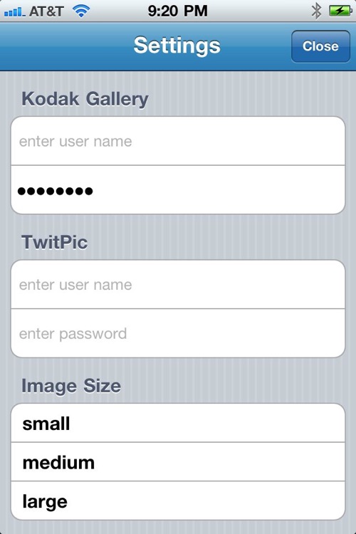 Kodak Gallery Quickie