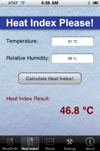 WindChill Please! screenshot 2 of 5