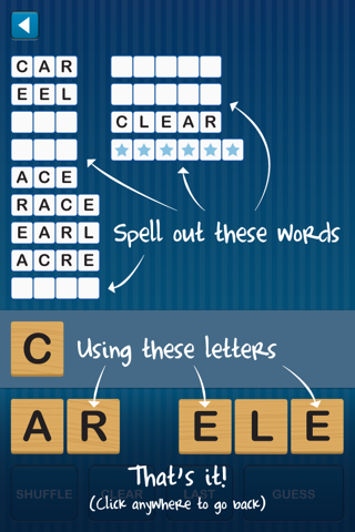 How to cancel & delete anagram twist - jumble and unscramble text 4