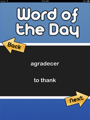 Spanish Word of the Day - FREE screenshot 2