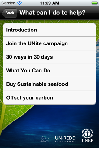 UNEP Carbon Calculator screenshot 3