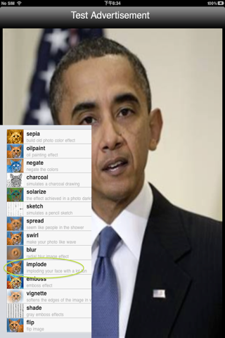 advanced photo effects iphone capturas de pantalla 4