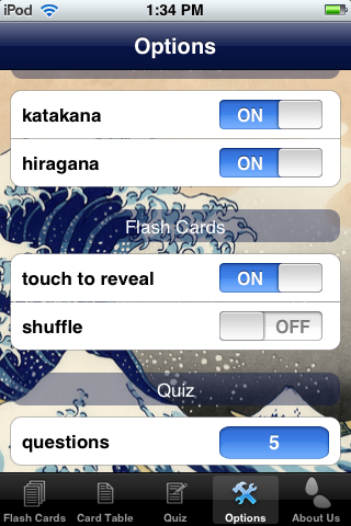Kana Cards Lite (Hiragana and Katakana) screenshot 2