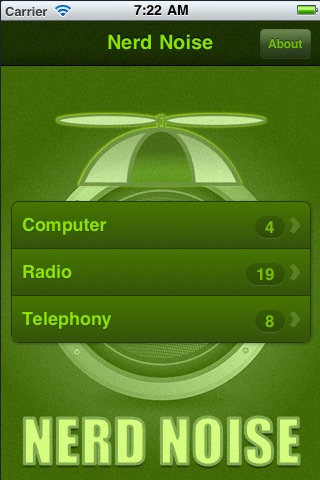 Nerd Noise app screenshot 1