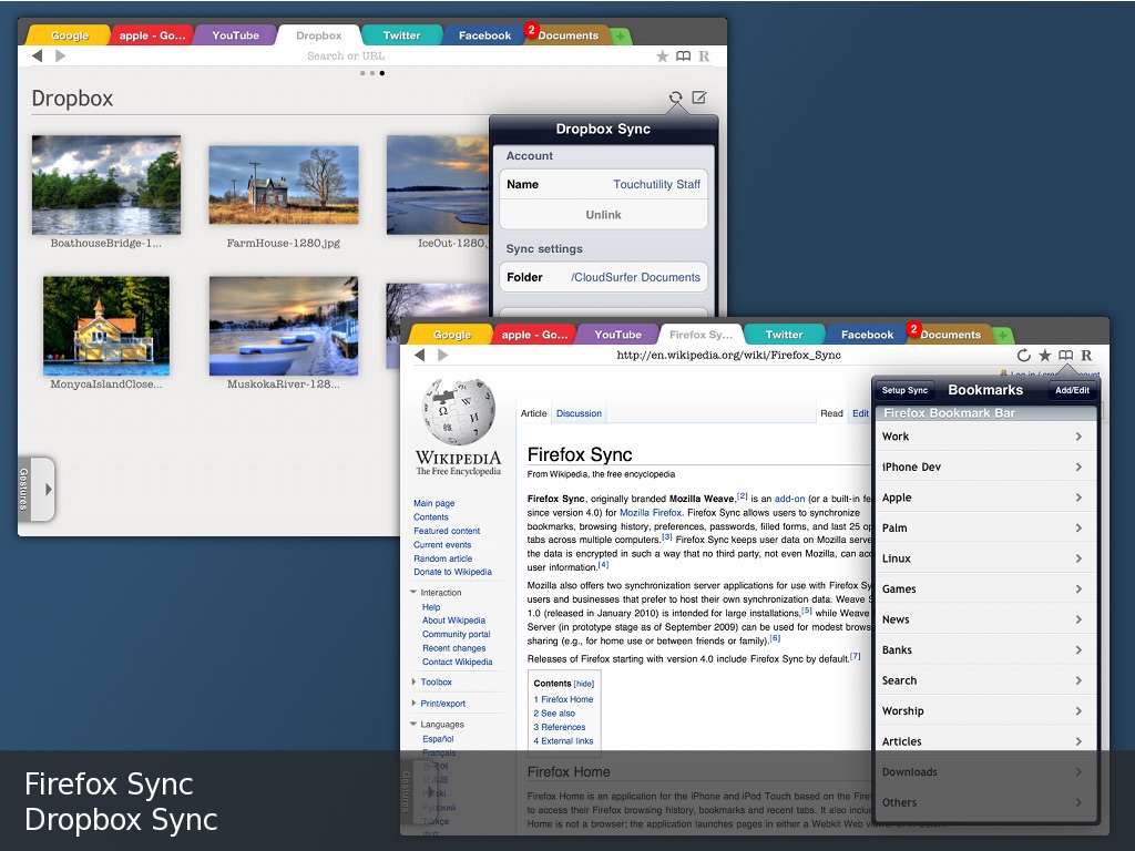 CloudSurfer Free (Web Browser) screenshot 2
