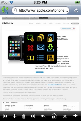 Magic Browser iPhone screenshot