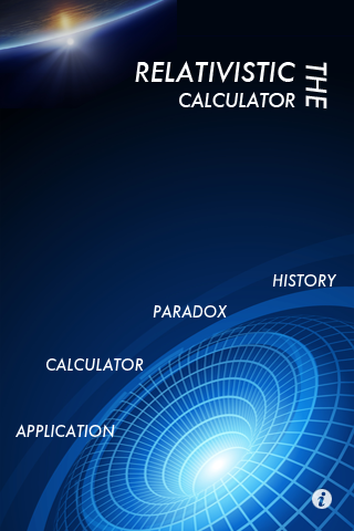 relativistic calculator iPhone Captures Décran 1