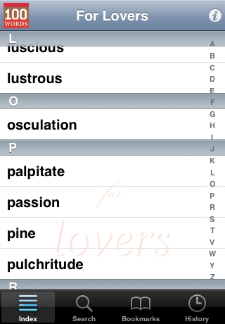 100 Words for Lovers ♥ screenshot 2