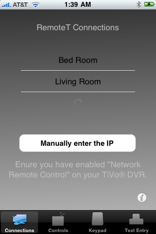 RemoteT iPhone screenshot