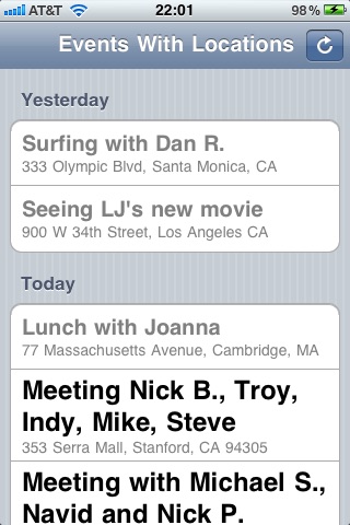 MapMyEvent - View Your Calendar Events on a Map! screenshot-3