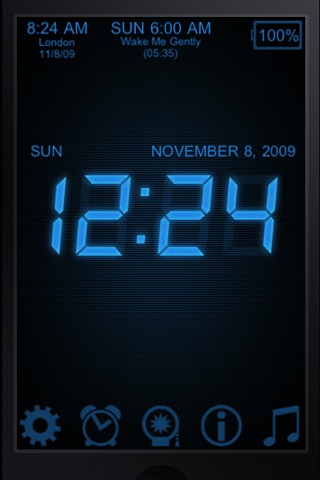 12,24 Alarm Clock Sleep Music