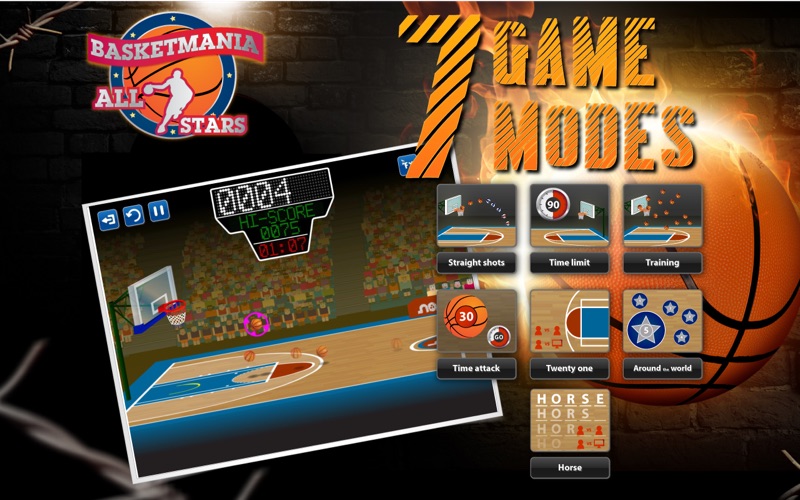 Screenshot #1 pour Basketmania All Stars