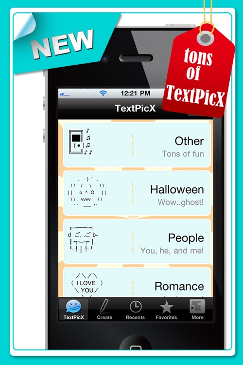 TextPicX - Creative SMS/Facebook Art for iPhone Texting(Free)