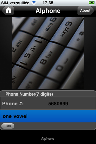 alphone app screenshot 1