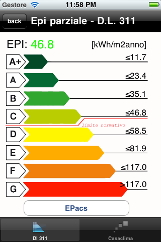 Screenshot 2 of Calcolo EPI App