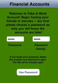 Fake-A-Bank Account iphone bilder 2