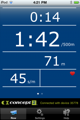 Screenshot #1 pour ErgBuddy