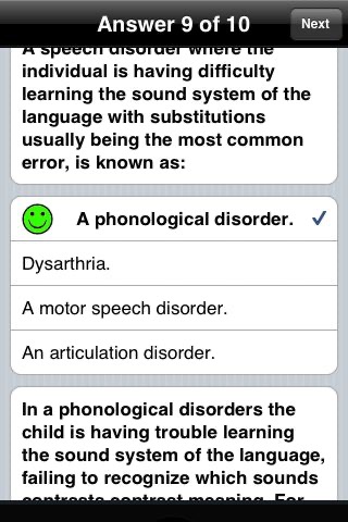 SLP Exam Lite (Free Questions)