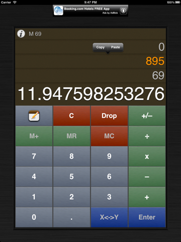 Screenshot #4 pour QSCalcRPN