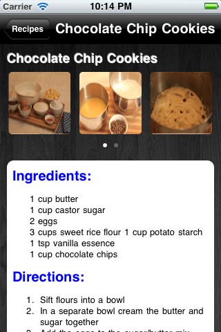 App screenshot