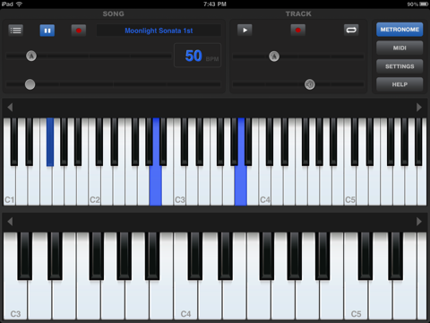 Screenshot #4 pour Piano Sharp HD