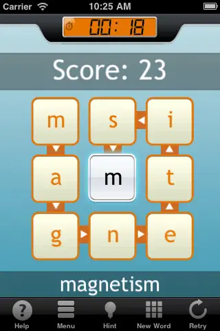 Скриншот IWordsmith на iPhone 1