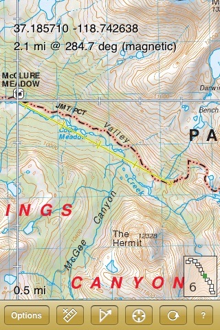 John Muir Trail Map screenshot-3