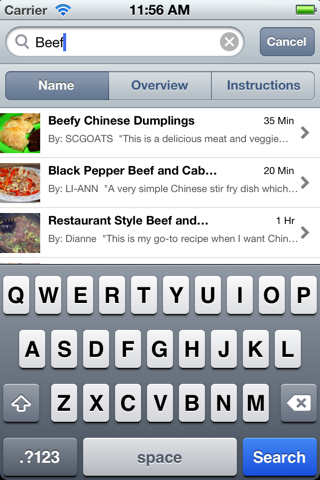 Chinese Food screenshot 3