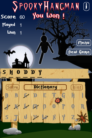 Spooky Hangman screenshot 3