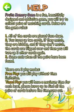 Fruits Memory Game lite screenshot 5