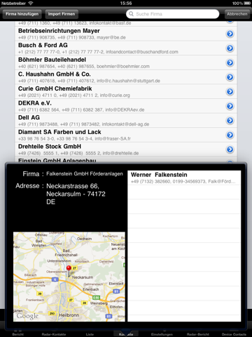 Screenshot #4 pour Business Contacts