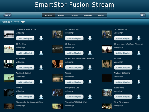 Screenshot #6 pour SmartStor Fusion Stream DLNA Digital Media App
