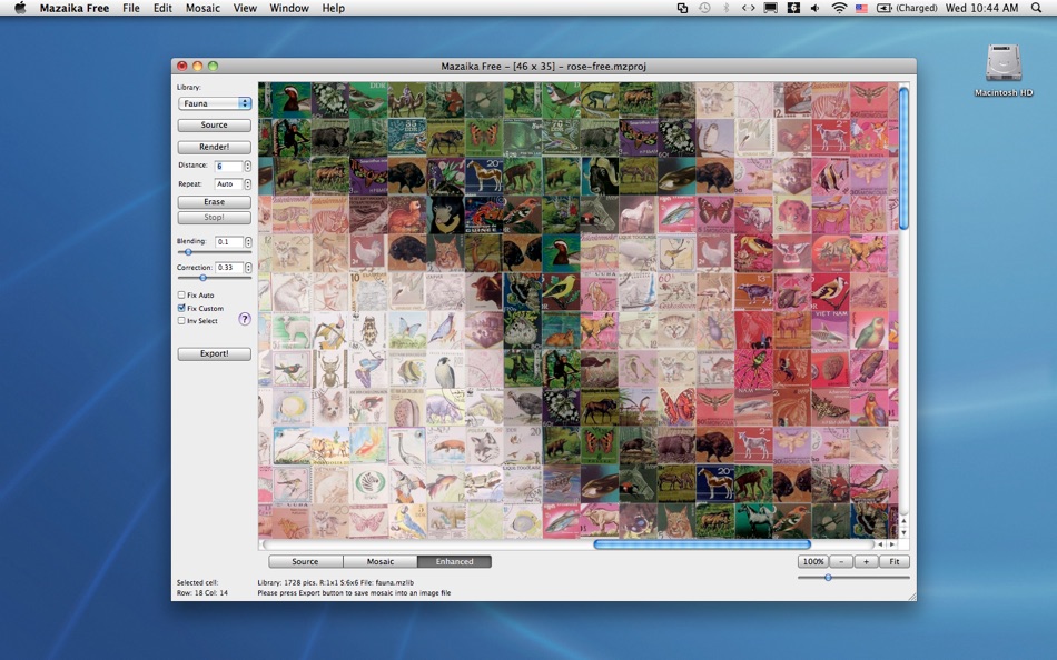 #4. Mazaika Free for Mac OS X (macOS) 来自: Mazaika.com