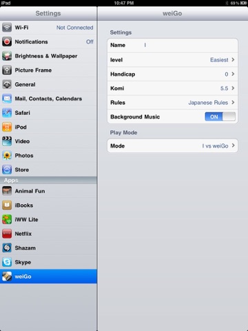 weiGo for iPad